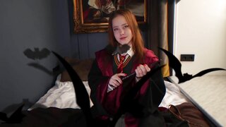 A concerned Hermione happily succumbed to the forbidden charms of sex.