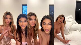 Hayley Maxfield Oiled Undressed GG With Amanda Trivizas Live Stream Video